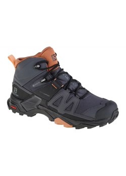 Buty Salomon X Ultra 4 Mid Gtx 412956 szare ze sklepu ButyModne.pl w kategorii Buty trekkingowe dziecięce - zdjęcie 175020575