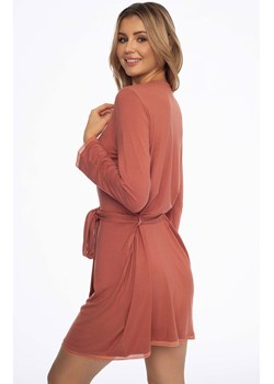 Cienki szlafrok damski Alena 41315-38X, Kolor ceglasty, Rozmiar L/XL, Henderson ze sklepu Primodo w kategorii Szlafroki damskie - zdjęcie 175020799