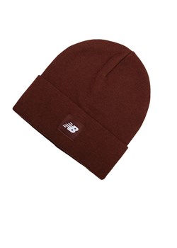 Czapka New Balance LAH13034ROK - brązowa ze sklepu streetstyle24.pl w kategorii Czapki zimowe męskie - zdjęcie 175021097