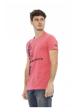 Trussardi Koszulka w kolorze różowym ze sklepu Limango Polska w kategorii T-shirty męskie - zdjęcie 175021495