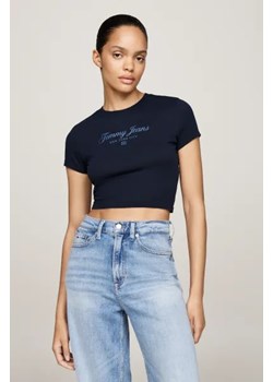 Tommy Jeans T-shirt | Cropped Fit ze sklepu Gomez Fashion Store w kategorii Bluzki damskie - zdjęcie 175045239