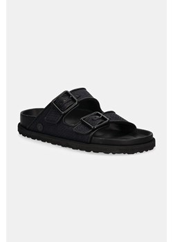 Birkenstock 1774 klapki Arizona Raffia Luxe damskie kolor granatowy 1028834 ze sklepu PRM w kategorii Klapki damskie - zdjęcie 175054117