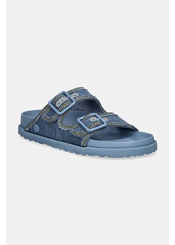 Birkenstock 1774 klapki Arizona Stone Washed Denim damskie kolor niebieski 1028844 ze sklepu PRM w kategorii Klapki damskie - zdjęcie 175054119