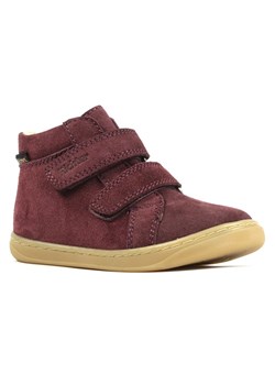 Richter Shoes Skórzane buty &quot;Dash&quot; w kolorze ciemnoczerwonym do chodzenia na boso ze sklepu Limango Polska w kategorii Buty zimowe dziecięce - zdjęcie 175057198