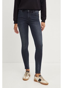 Armani Exchange jeansy damskie kolor granatowy 6DYJ69 Y19BZ ze sklepu ANSWEAR.com w kategorii Jeansy damskie - zdjęcie 175060528