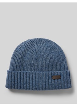 Czapka beanie z naszywką z logo ze sklepu Peek&Cloppenburg  w kategorii Czapki zimowe męskie - zdjęcie 175063688