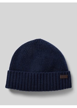 Czapka beanie z naszywką z logo ze sklepu Peek&Cloppenburg  w kategorii Czapki zimowe męskie - zdjęcie 175064218