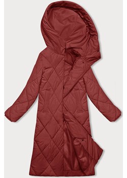Długa kurtka zimowa z kapturem J.Style czerwona (5M3173-270) ze sklepu goodlookin.pl w kategorii Kurtki damskie - zdjęcie 175067796