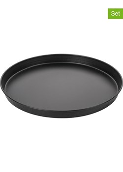 Zenker Blachy (2 szt.)  &quot;Special Countries&quot; w kolorze czarnym na pizzę - Ø 28 cm ze sklepu Limango Polska w kategorii Akcesoria do pieczenia - zdjęcie 175068946