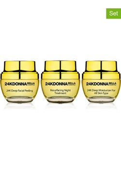 Donna Bella 3-częściowy zestaw &quot;Coffret 24K Daily Routine&quot; - 3x 50 ml ze sklepu Limango Polska w kategorii Zestawy kosmetyków do twarzy - zdjęcie 175080606