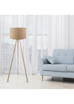 ABERTO DESIGN Lampa stojąca w kolorze beżowym - wys. 140 x Ø 38 cm ze sklepu Limango Polska w kategorii Lampy podłogowe - zdjęcie 175081026