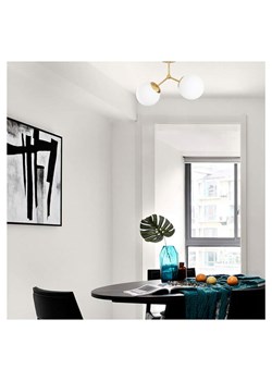 Opviq Lampa sufitowa w kolorze złoto-białym - 44 x 15 cm ze sklepu Limango Polska w kategorii Oświetlenie - zdjęcie 175081289