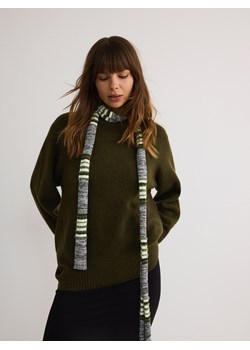 Reserved - Wzorzysty szalik - wielobarwny ze sklepu Reserved w kategorii Szaliki i chusty damskie - zdjęcie 175082345