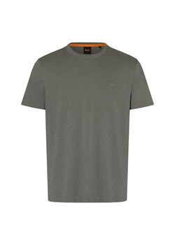 BOSS Orange Koszulka męska - Tegood Mężczyźni Bawełna trzcinowy jednolity ze sklepu vangraaf w kategorii T-shirty męskie - zdjęcie 175083356