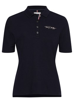 Tommy Hilfiger Koszulka polo w kolorze granatowym ze sklepu Limango Polska w kategorii Bluzki damskie - zdjęcie 175086726