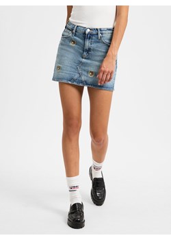 Tommy Jeans Damska spódnica mini - IZZIE Kobiety Bawełna light stone jednolity ze sklepu vangraaf w kategorii Spódnice - zdjęcie 175089497