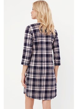 Bawełniana koszula nocna damska z 3/4 rękawem Dona, Kolor granatowo-beżowy, Rozmiar S, Italian Fashion - id: 189965 - marki Italian Fashion - 175100618 Bawełniana koszula nocna damska z 3/4 rękawem Dona, Kolor granatowo-beżowy, Rozmiar S, Italian Fashion ze sklepu Intymna w kategorii Koszule nocne - zdjęcie 175100618