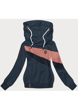 Damska bluza z kapturem szaroniebieska (2301) ze sklepu goodlookin.pl w kategorii Bluzy damskie - zdjęcie 175105449