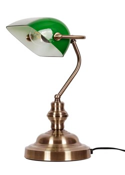 Zielona lampa na biurko bankierska - S270-Ova - id: 19722 - marki Lumes - 175107065 Zielona lampa na biurko bankierska - S270-Ova ze sklepu Edinos.pl w kategorii Lampy stołowe - zdjęcie 175107065