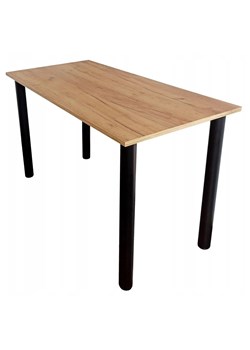 Minimalistyczny stół z wkręcanymi nogami 120x60 dąb craft złoty - Maros ze sklepu Edinos.pl w kategorii Stoły - zdjęcie 175107087