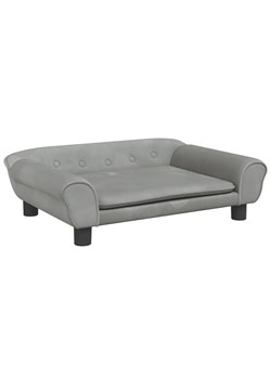 Szara minimalistyczna sofa dla dzieci - Pergio ze sklepu Edinos.pl w kategorii Meble dziecięce - zdjęcie 175107285