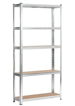 Metalowy srebrny regał do piwnicy 180 cm - Filove 5X ze sklepu Edinos.pl w kategorii Regały i witryny - zdjęcie 175107336