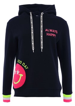 Zwillingsherz Bluza &quot;Always Happy&quot; w kolorze czarnym ze sklepu Limango Polska w kategorii Bluzy damskie - zdjęcie 175109287