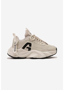 Beżowe Buty Sportowe Sneakersy na Grubej Piankowej Podeszwie Lessiona ze sklepu renee.pl w kategorii Buty sportowe dziecięce - zdjęcie 175113187