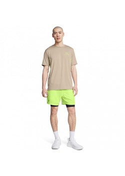 Męskie spodenki treningowe Under Armour UA Vanish Woven 2in1 Shorts - zielone ze sklepu Sportstylestory.com w kategorii Spodenki męskie - zdjęcie 175123218