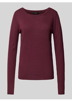 Sweter z dzianiny o kroju regular fit z okrągłym dekoltem ‘CARE STRUCTURE’ ze sklepu Peek&Cloppenburg  w kategorii Swetry damskie - zdjęcie 175126738