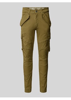 Spodnie cargo o kroju tapered fit z kieszeniami z patką model ‘COMBAT PANT’ ze sklepu Peek&Cloppenburg  w kategorii Spodnie męskie - zdjęcie 175126809