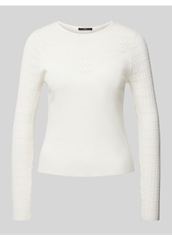 Sweter z dzianiny z efektem prążkowania ze sklepu Peek&Cloppenburg  w kategorii Swetry damskie - zdjęcie 175127247