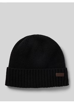 Czapka beanie z naszywką z logo ze sklepu Peek&Cloppenburg  w kategorii Czapki zimowe męskie - zdjęcie 175127306