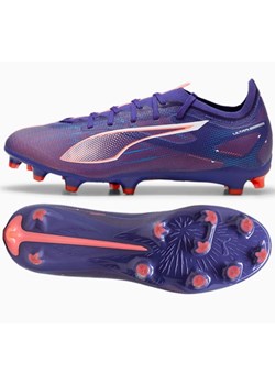 Buty Puma Ultra 5 Match FG/MG 107687 01 fioletowe ze sklepu ButyModne.pl w kategorii Buty sportowe męskie - zdjęcie 175128457