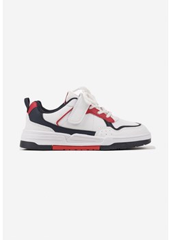 Białe Buty Sportowe Sneakersy na Grubej Podeszwie z Zapięciem na Rzep Avasoni ze sklepu born2be.pl w kategorii Buty sportowe dziecięce - zdjęcie 175130859