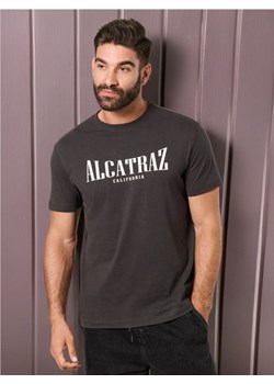 Sinsay - Koszulka z napisem - szary ze sklepu Sinsay w kategorii T-shirty męskie - zdjęcie 175137129