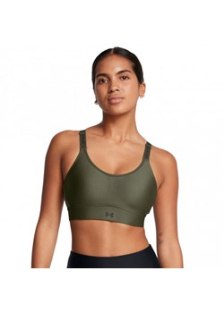 Biustonosz treningowy Under Armour UA Infinity Mid 2.0 Bra - oliwkowy/khaki ze sklepu Sportstylestory.com w kategorii Biustonosze - zdjęcie 175141105