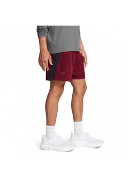 Męskie spodenki do biegania Under Armour Launch Pro 7\'\' Printed Short - czerwone ze sklepu Sportstylestory.com w kategorii Spodenki męskie - zdjęcie 175141148