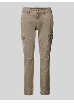 Spodnie cargo o kroju skinny fit z ozdobnym szwem ze sklepu Peek&Cloppenburg  w kategorii Spodnie damskie - zdjęcie 175145995