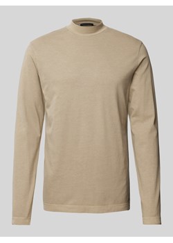 Bluzka z długim rękawem i stójką model ‘MORITZO’ ze sklepu Peek&Cloppenburg  w kategorii T-shirty męskie - zdjęcie 175146546