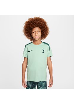 Dzianinowa koszulka piłkarska z krótkim rękawem dla dużych dzieci Nike Dri-FIT Tottenham Hotspur Strike (wersja trzecia) - Zieleń ze sklepu Nike poland w kategorii T-shirty chłopięce - zdjęcie 175146628