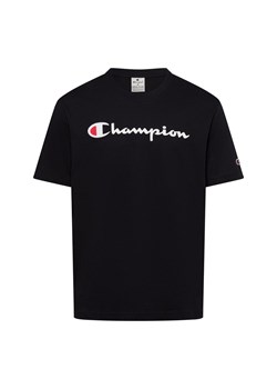 Champion Koszulka męska Mężczyźni Bawełna czarny jednolity ze sklepu vangraaf w kategorii T-shirty męskie - zdjęcie 175149027