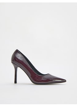 Reserved - Czółenka na szpilce - mahoniowy ze sklepu Reserved w kategorii Czółenka - zdjęcie 175151188