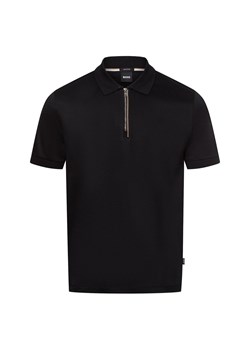 BOSS Męska koszulka polo - C-Polston 36 Mężczyźni Bawełna czarny jednolity ze sklepu vangraaf w kategorii T-shirty męskie - zdjęcie 175155659