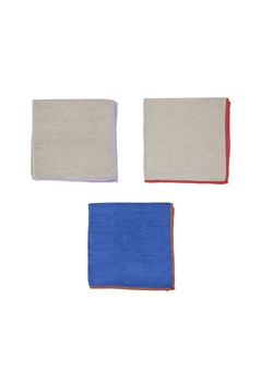 OYOY living design Ściereczki (3 szt.) w kolorze szaro-niebieskim do mycia - 30 x 30 cm ze sklepu Limango Polska w kategorii Ścierki kuchenne - zdjęcie 175158418