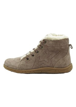 lamino Skórzane buty w kolorze fiołkowym do chodzenia na boso ze sklepu Limango Polska w kategorii Buty zimowe dziecięce - zdjęcie 175159829