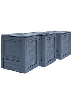 Zestaw 3 kompostowników ogrodowych T9-H96 ze sklepu Edinos.pl w kategorii Ogród i taras - zdjęcie 175163416