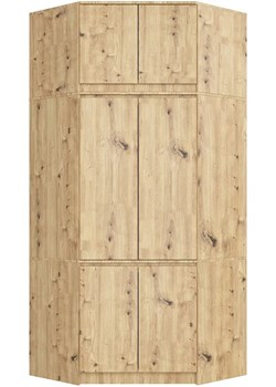 Szafa Narożna Z Nadstawką Dąb Artisan G2-F47 ze sklepu Edinos.pl w kategorii Szafy - zdjęcie 175163498