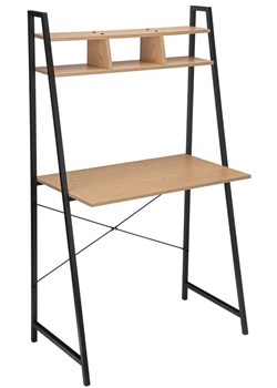 Biurko metalowe z nadstawką modern pine - Loco ze sklepu Edinos.pl w kategorii Biurka i sekretarzyki - zdjęcie 175163645