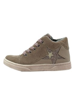 lamino Skórzane sneakersy w kolorze khaki ze sklepu Limango Polska w kategorii Buty sportowe dziecięce - zdjęcie 175165199